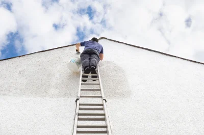 Peinture extérieure à la Rochepot — façades et ravalement